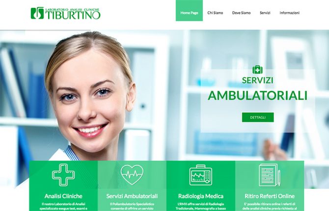 Restyling laboratorio analisi cliniche tiburtino