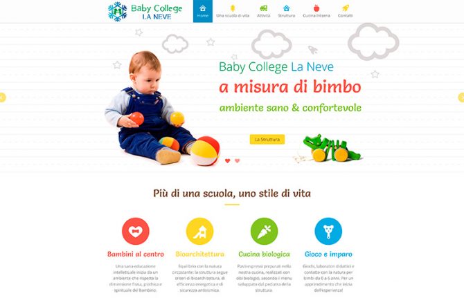 creazione sito internet asilo nido scuola materna