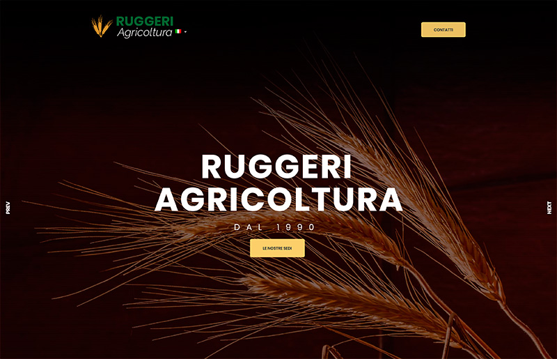 creazione sito web agricoltura
