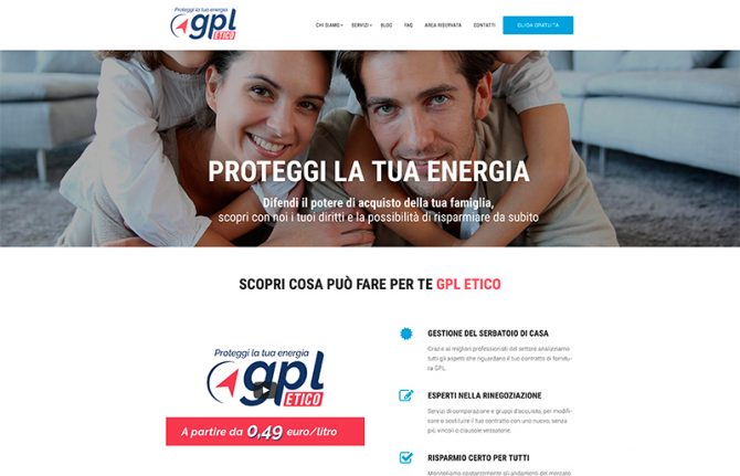 Sito web azienda GPL